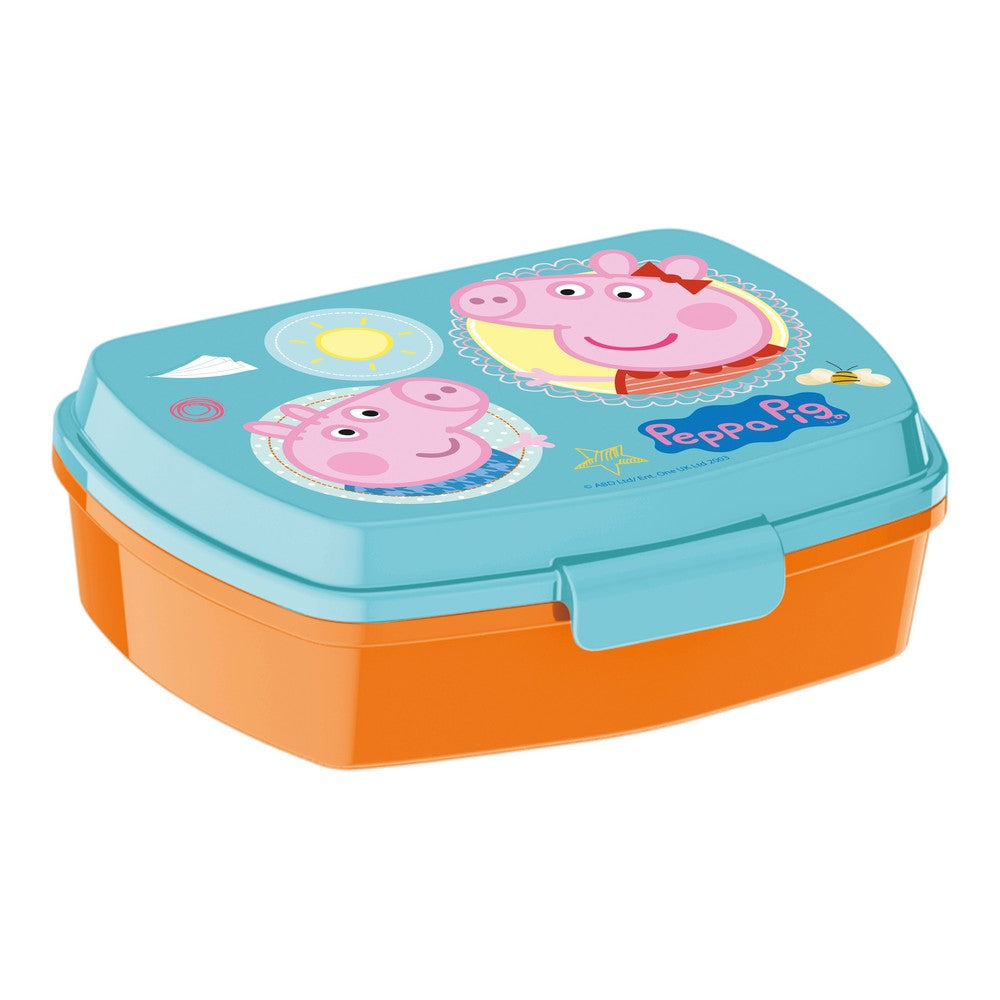 Thermal Lunchbox Peppa Pig Cosy Corner Light Blue (20 x 20 x 15 cm)