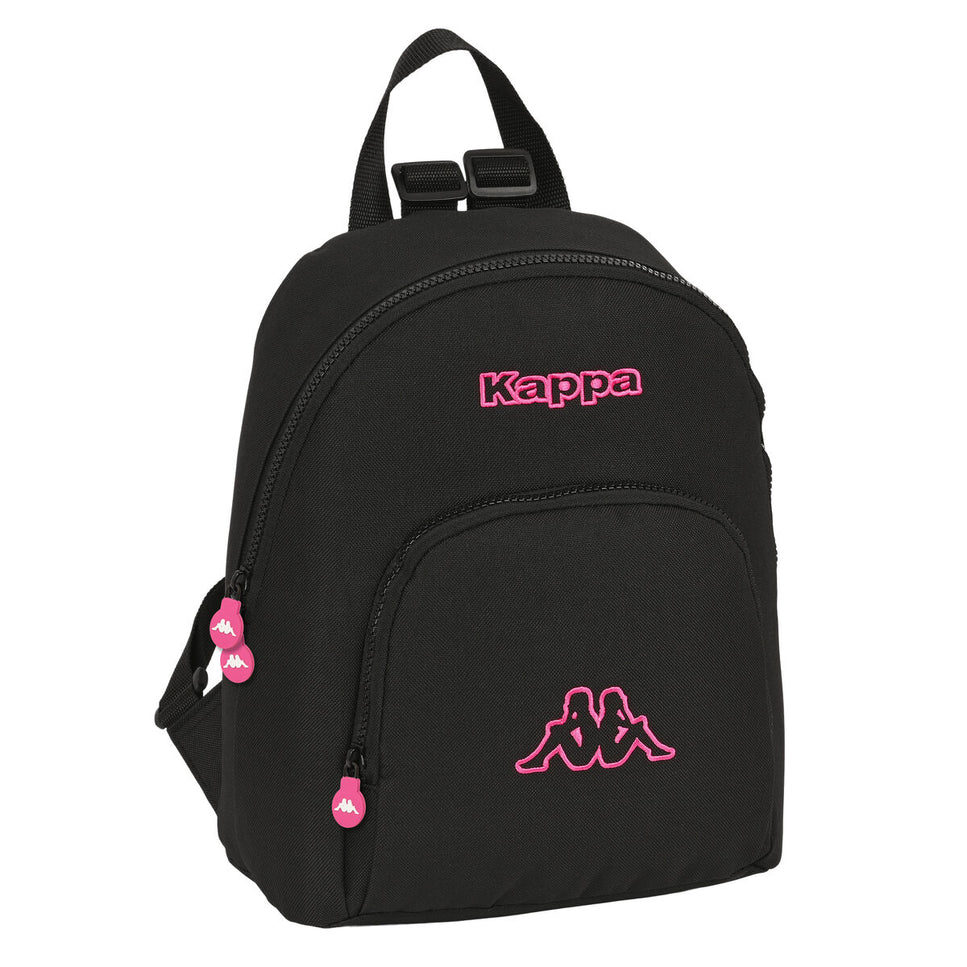 Casual Backpack Kappa Black And Pink Black 13 L-Kappa-Urbanheer