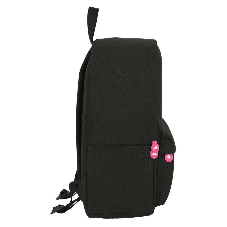 Laptop Backpack Kappa Kappa Black (31 X 40 X 16 Cm)-Kappa-Urbanheer