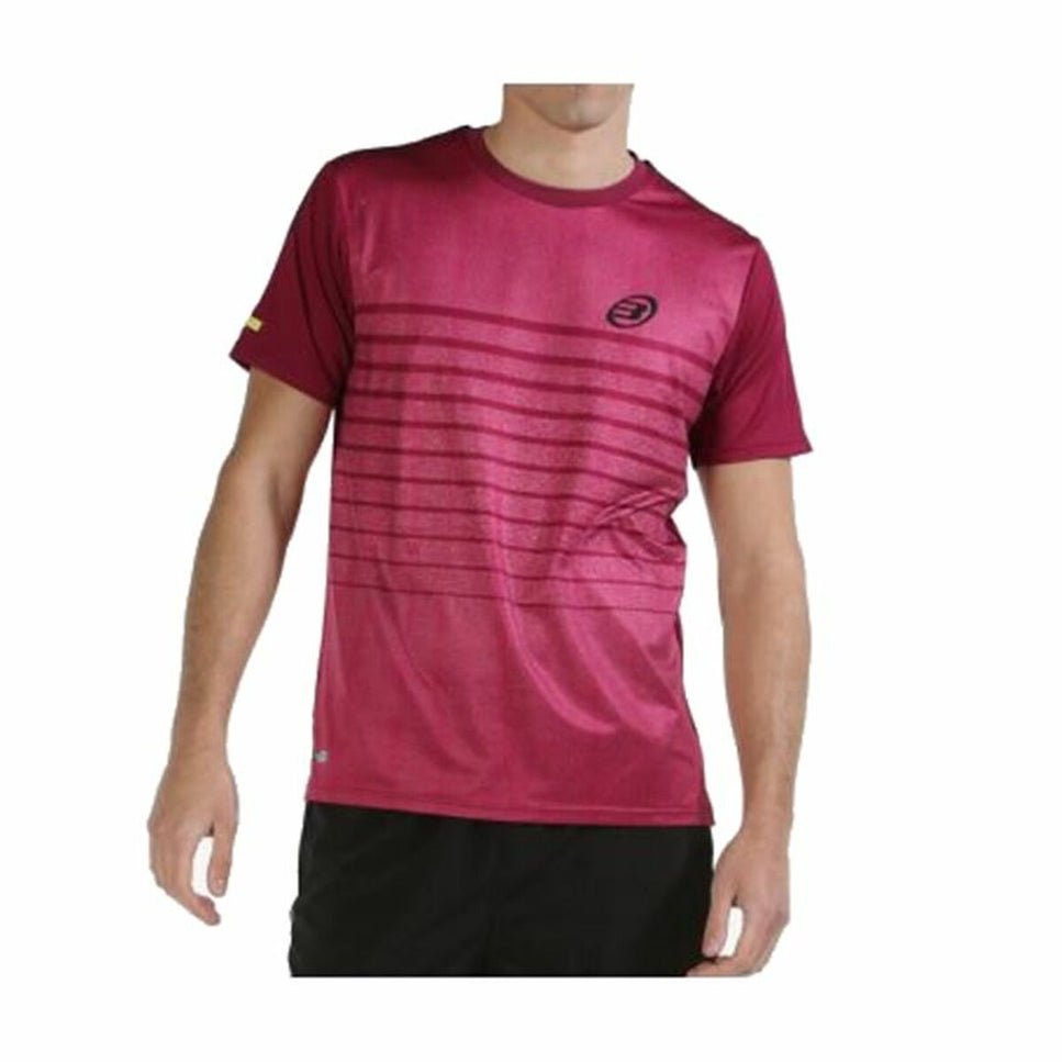 Men’s Short Sleeve T-Shirt Bullpadel Litis Fuchsia-Bullpadel-Urbanheer