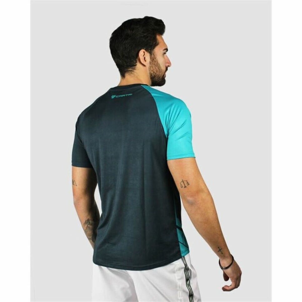 Men’s Short Sleeve T-Shirt Cartri Asuan Aquamarine Black-Cartri-Urbanheer