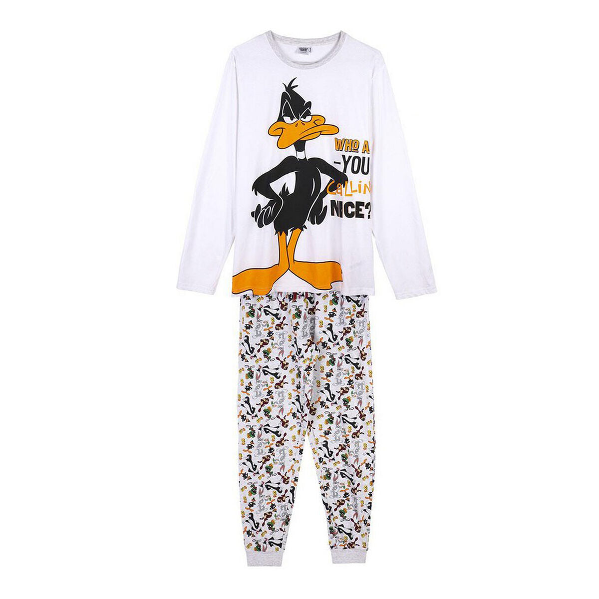 Pyjama Looney Tunes Men Grey Urbanheer