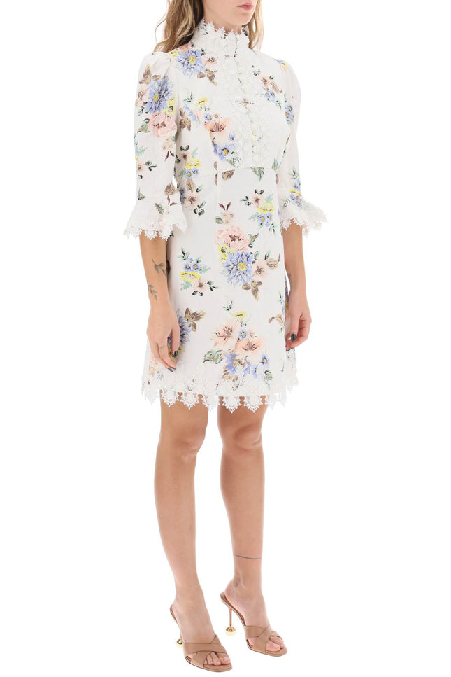 Zimmermann Applique Linen Mini Dress-Zimmermann-Urbanheer