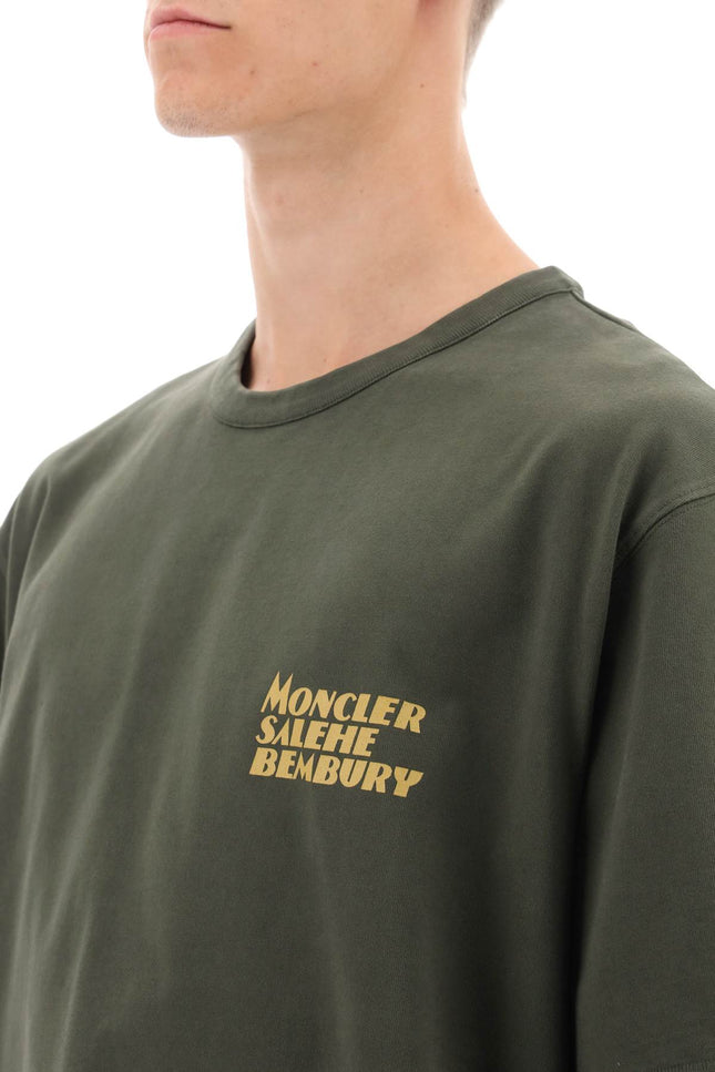 Moncler x salehe bembury logo t-shirt-Moncler X SALEHE BEMBURY-Urbanheer