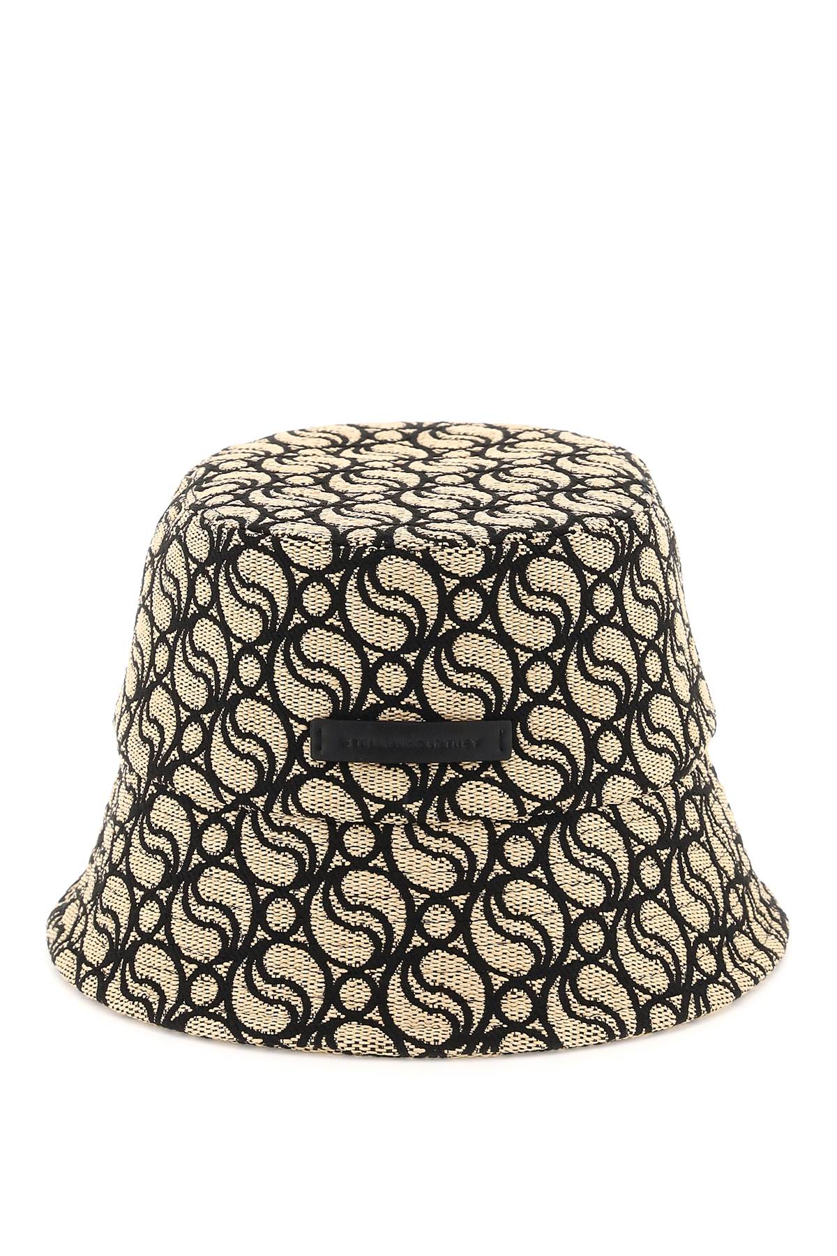 Stella Mccartney S-Wave Woven Straw Bucket Hat-Stella McCartney-Urbanheer