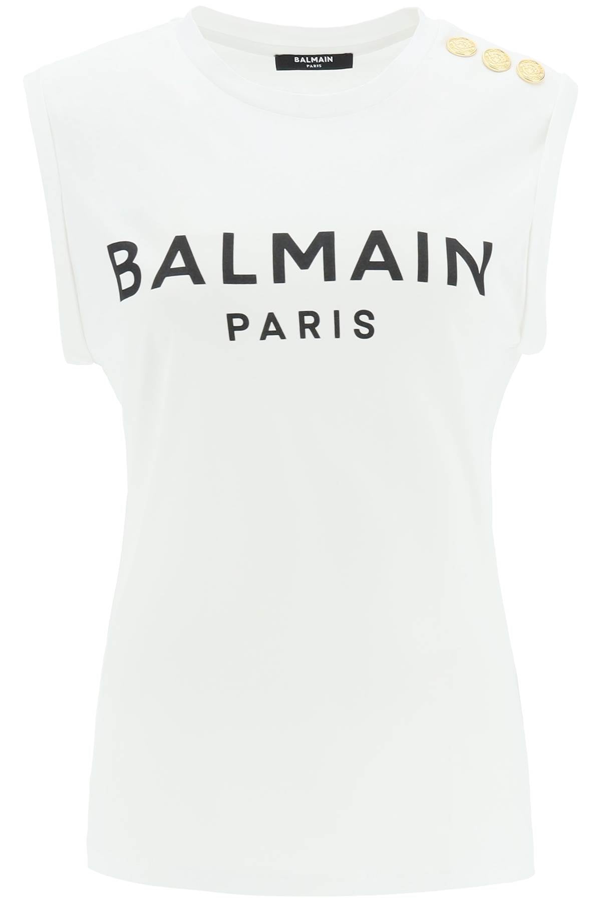 Balmain Logo Top With Buttons-Balmain-Urbanheer