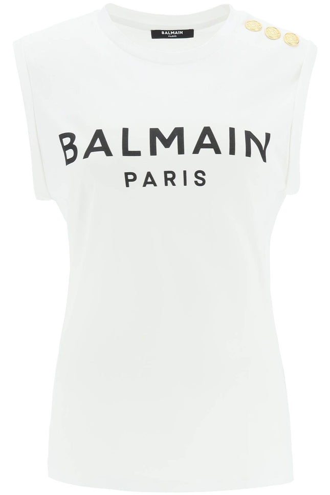 Balmain Logo Top With Embossed Buttons-Balmain-Urbanheer