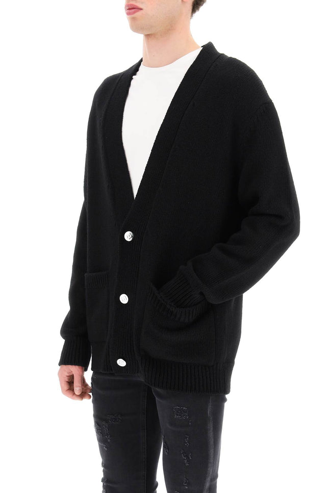 Balmain Jacquard Cardigan With Back Logo-Balmain-M-Urbanheer