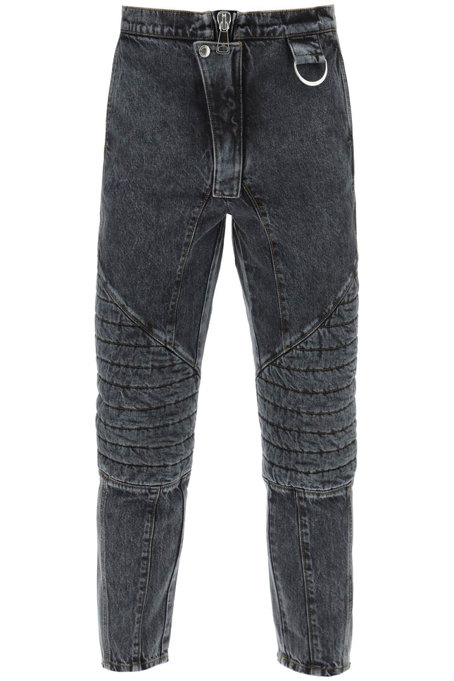 Balmain Jeans With Quilted And Padded Inserts-Balmain-31-Urbanheer