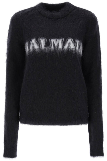 Balmain Brushed-Yarn Sweater With Logo-Balmain-Urbanheer