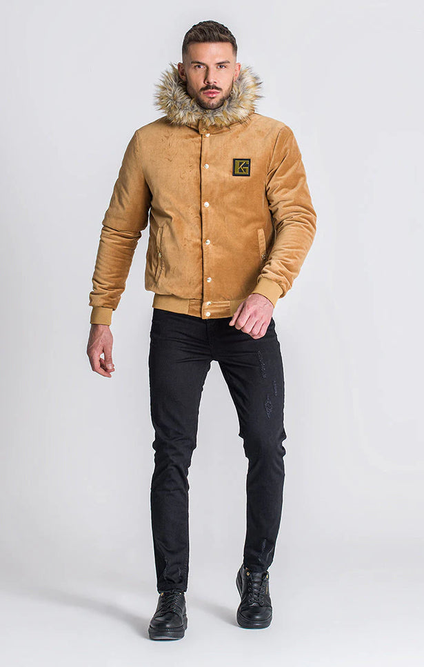 Gk Beige Elite Velvet Jacket-Clothing - Men-Gianni Kavanagh-Urbanheer