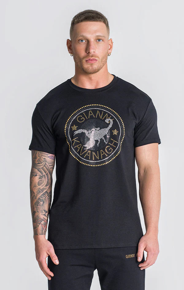 Black Astral Crystals T-Shirt-Clothing - Men-Gianni Kavanagh-Urbanheer