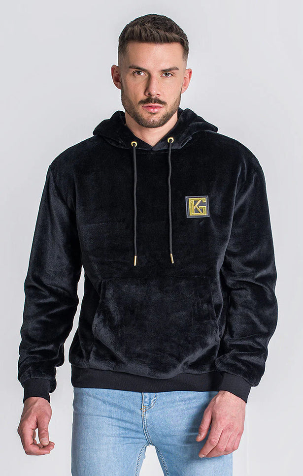 Black Gk Iron Sherpa Hoodie-Clothing - Men-Gianni Kavanagh-Urbanheer