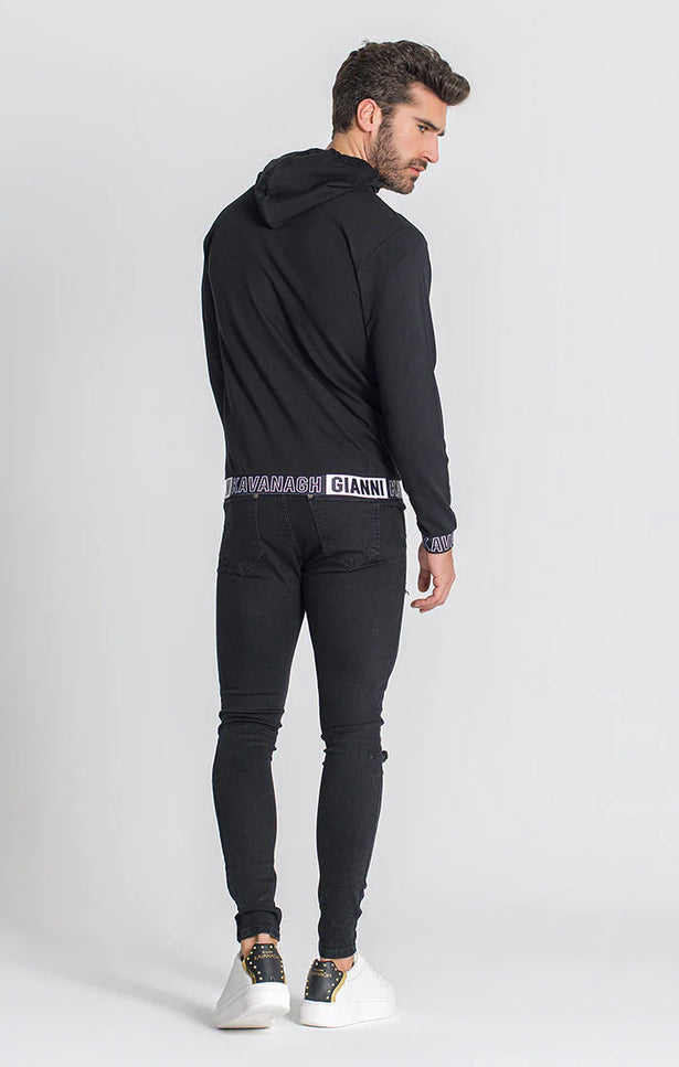 Black Under Elastic Jacket-Clothing - Men-Gianni Kavanagh-Urbanheer