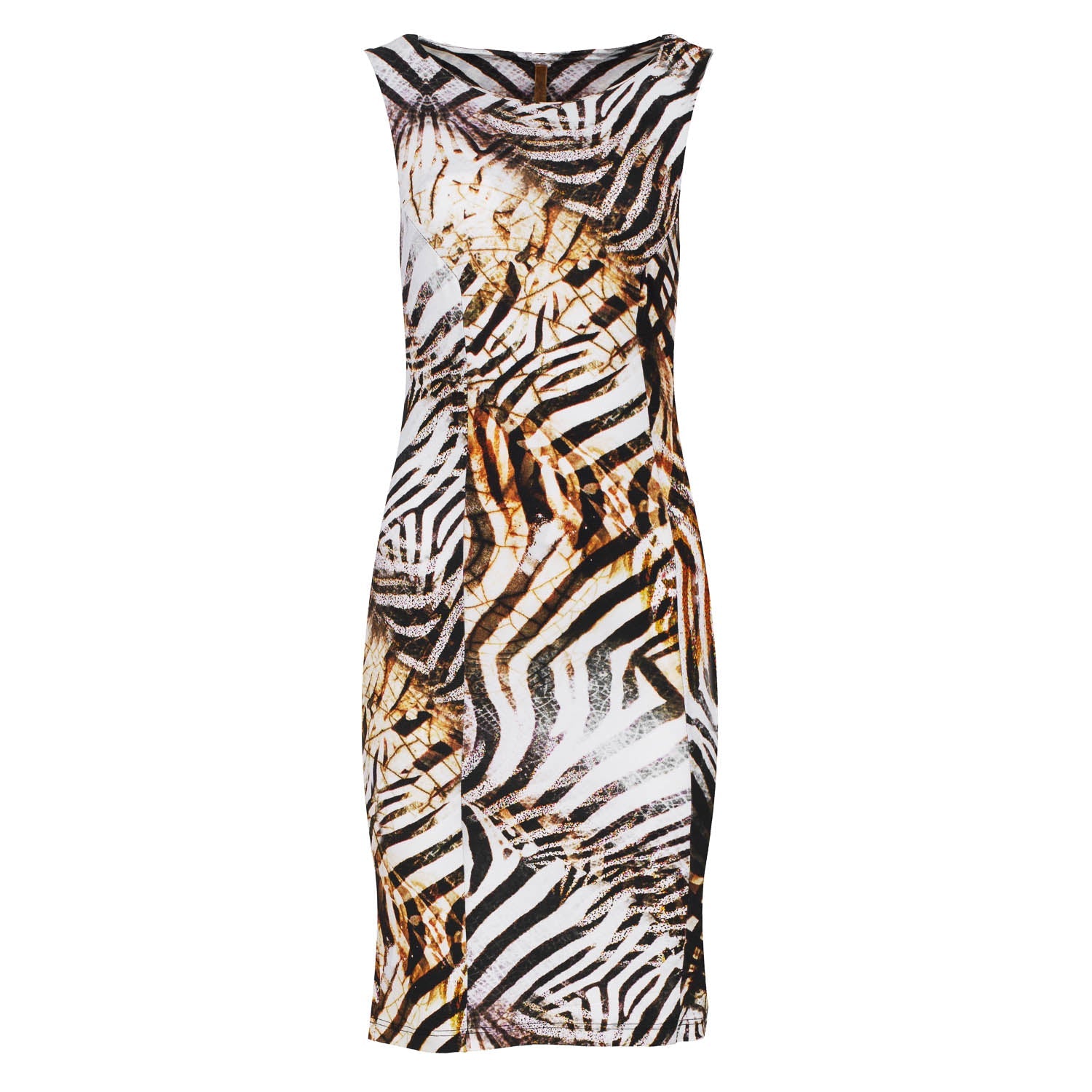 Animal Print Sleeveless Dress By Conquista Fashion-Conquista-Urbanheer