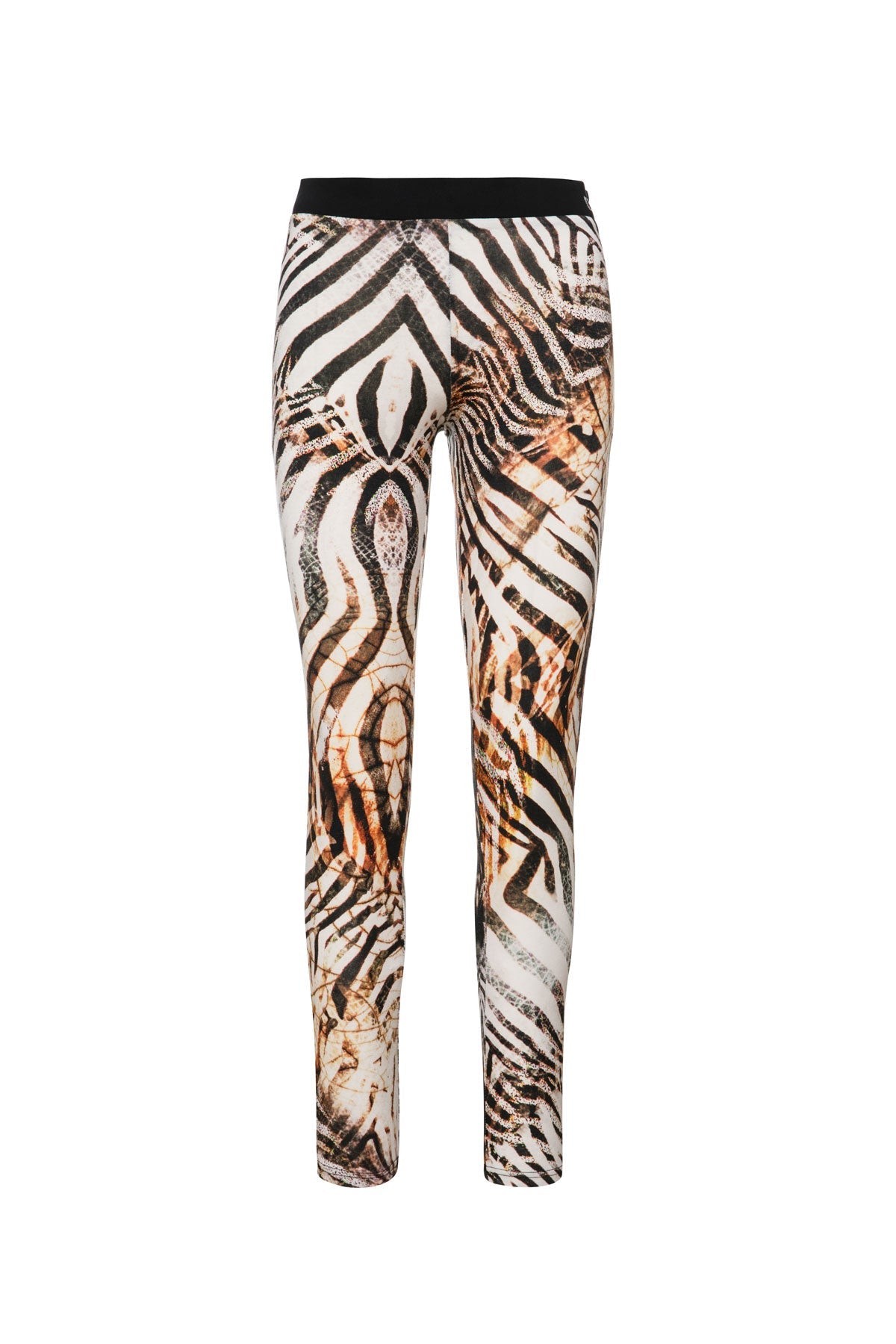 Animal Print Silky Pants-Conquista-Urbanheer