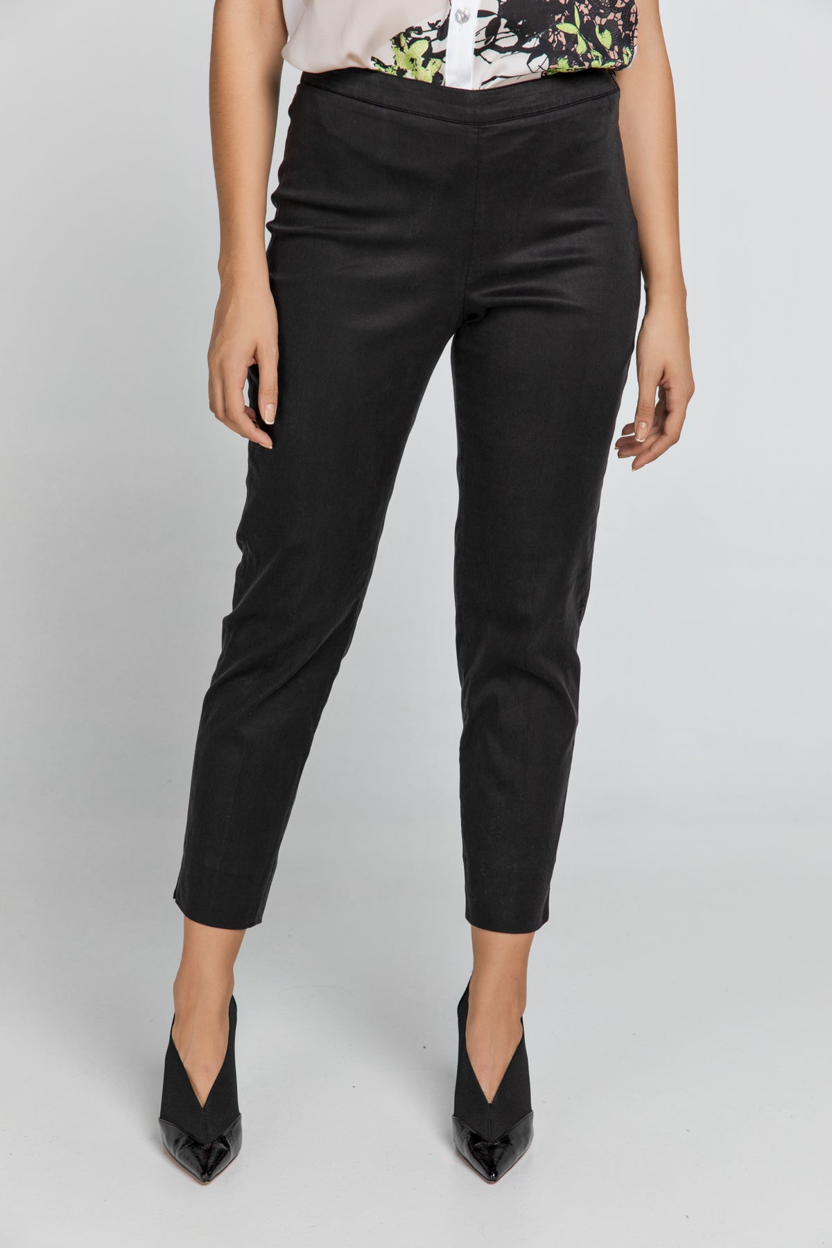 Slim Fit Black Pants Conquista Fashion-Conquista-Urbanheer