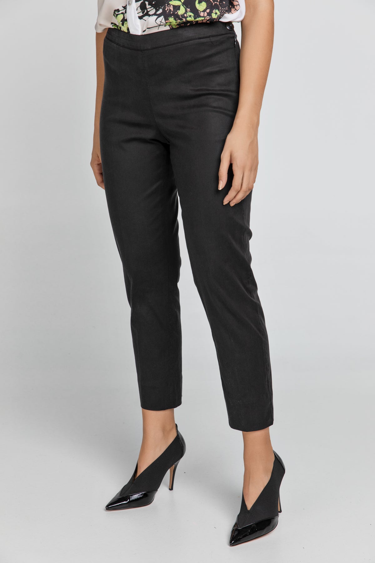 Slim Fit Black Pants Conquista Fashion-Conquista-Urbanheer