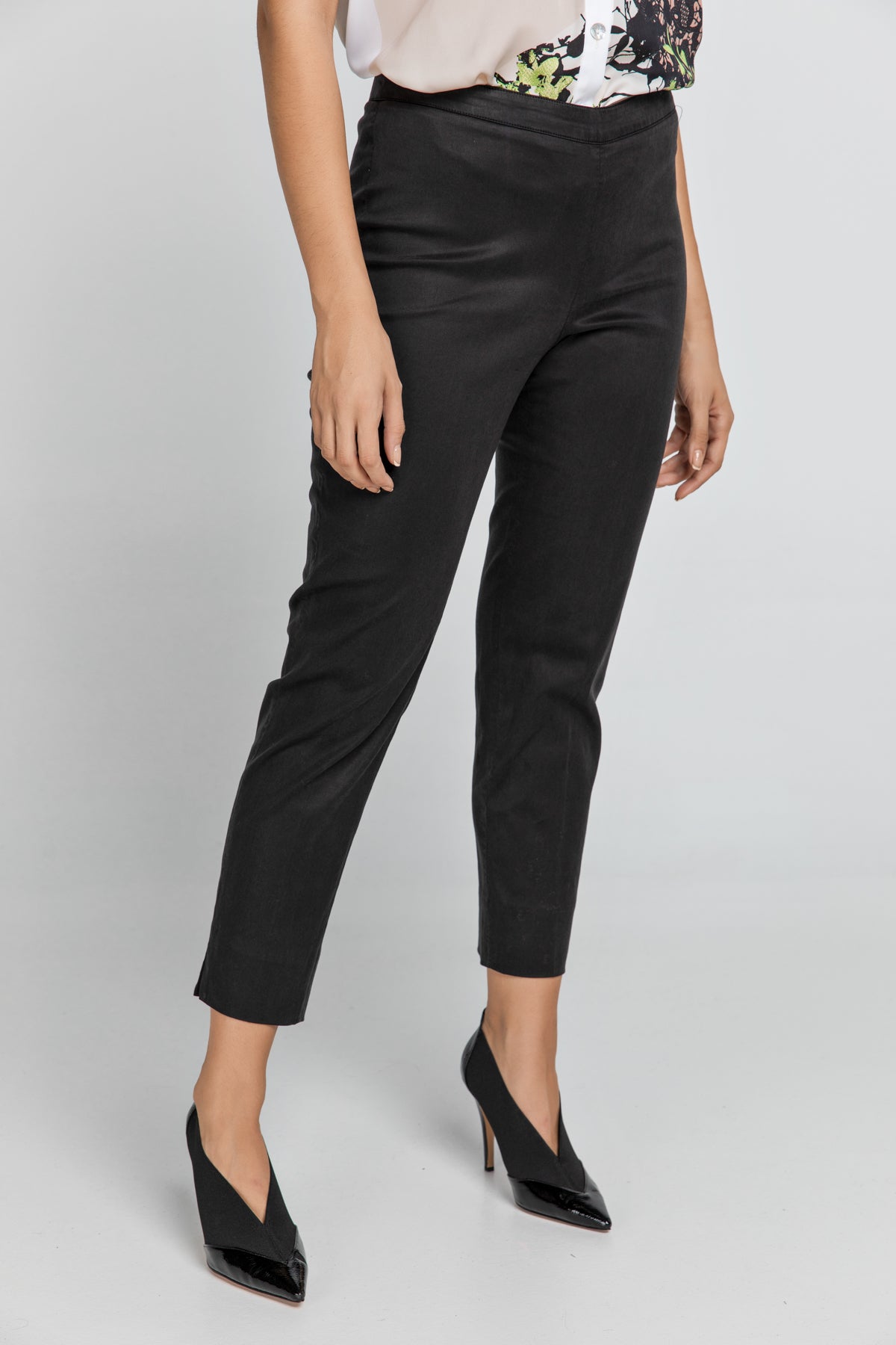 Slim Fit Black Pants Conquista Fashion-Conquista-Urbanheer