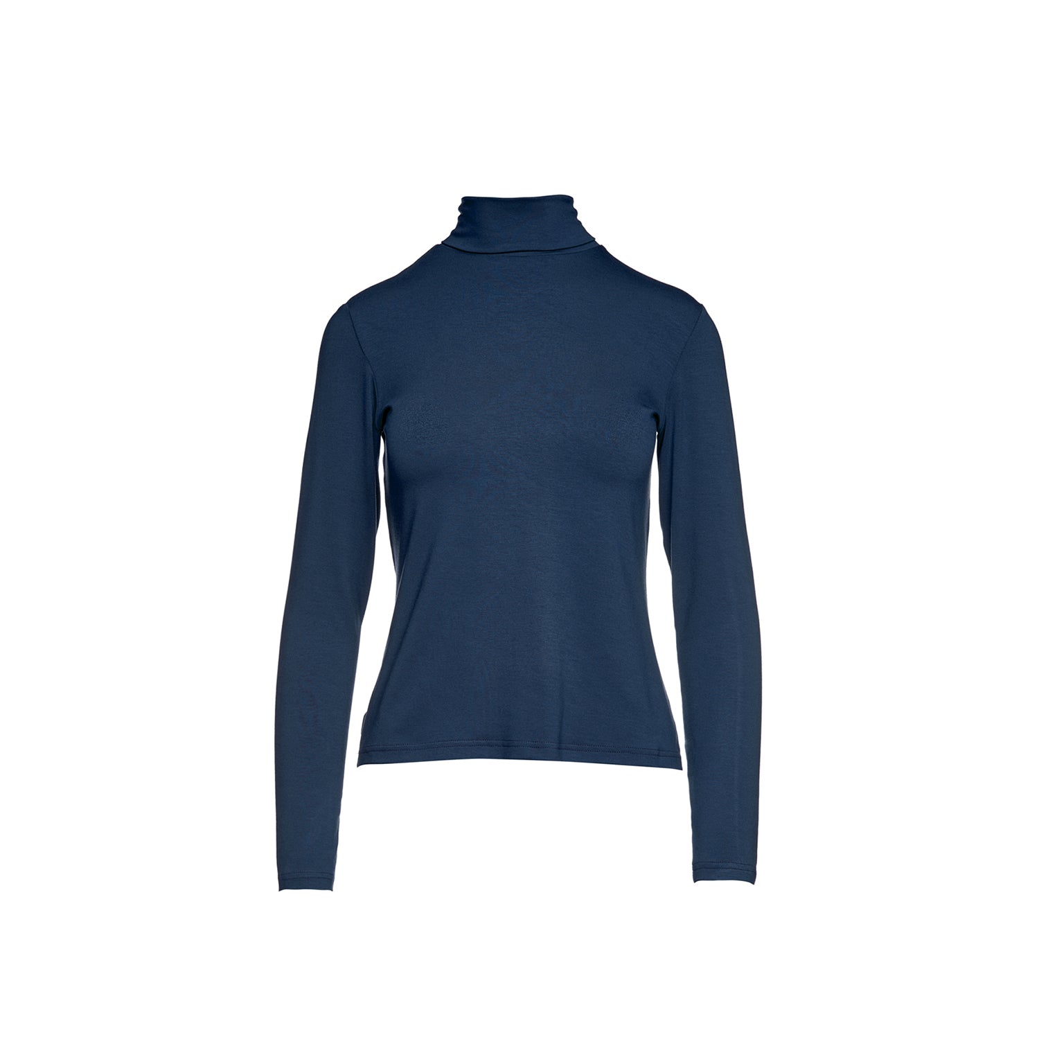 Navy Long Sleeve Polo Neck Jumper-Conquista-Urbanheer