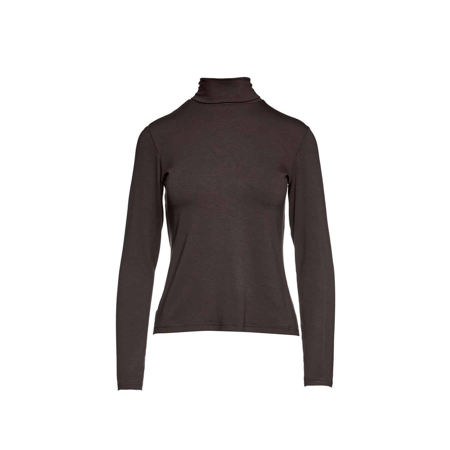 Brown Long Sleeve Polo Neck Jumper-Conquista-Urbanheer