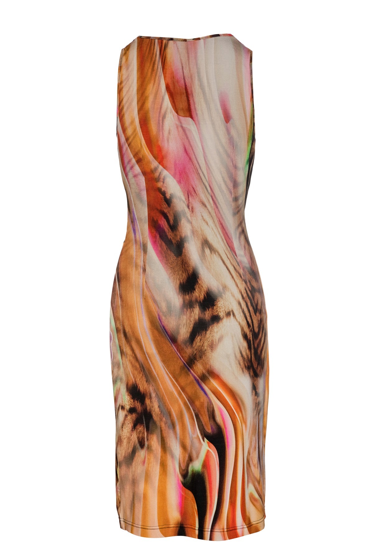 Floral Print Wrap Style Sleeveless Dress-Conquista-Urbanheer