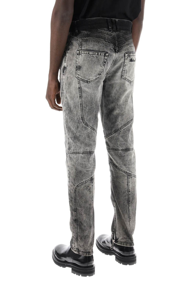 Balmain Motor Slim Fit Jeans-Balmain-Urbanheer