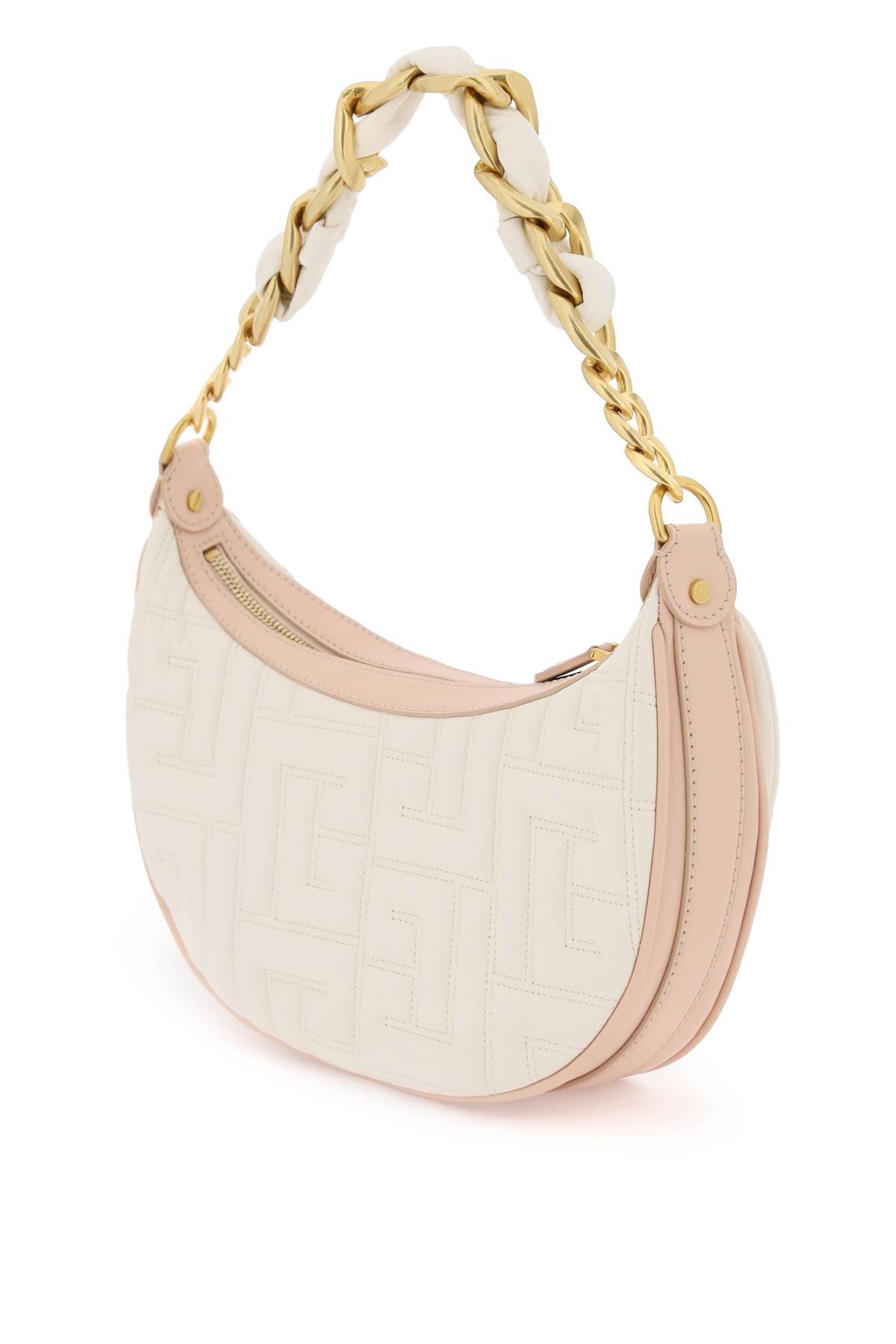 Balmain 1945 Soft Quilted Leather Hobo Bag-Balmain-Urbanheer