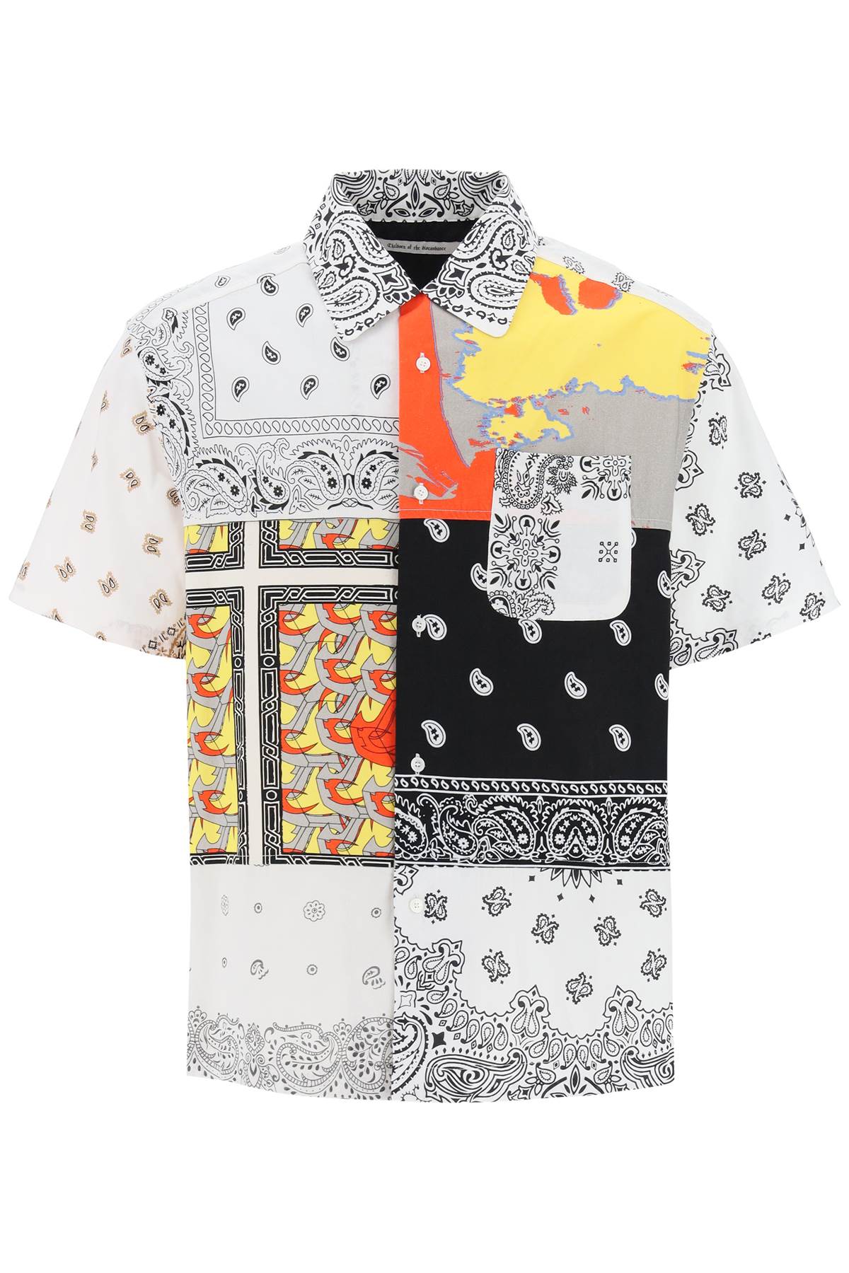 Children of the discordance short-sleeved patchwork shirt – Urbanheer