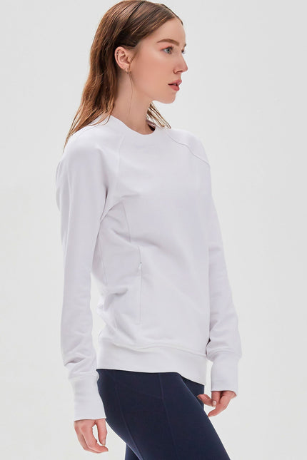 City Zip Slim Crewneck-Rebody-Urbanheer