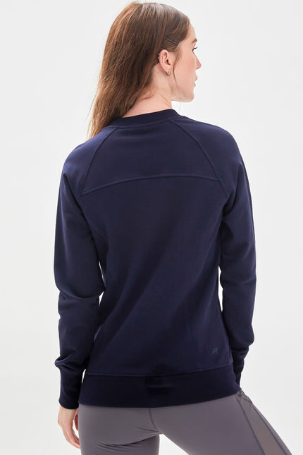 City Zip Slim Crewneck-Rebody-Urbanheer