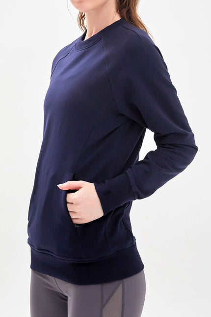 City Zip Slim Crewneck-Rebody-Urbanheer