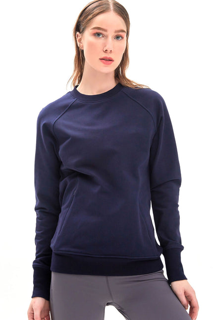 City Zip Slim Crewneck-Rebody-Urbanheer