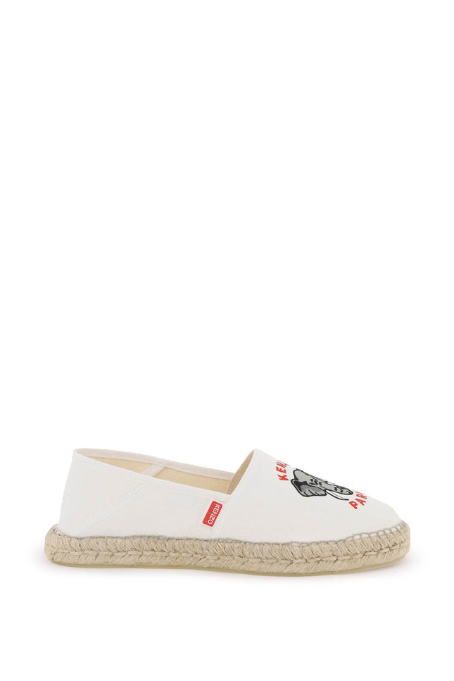 Kenzo Espadrillas In Tela Con Ricamo Logo-Kenzo-Urbanheer