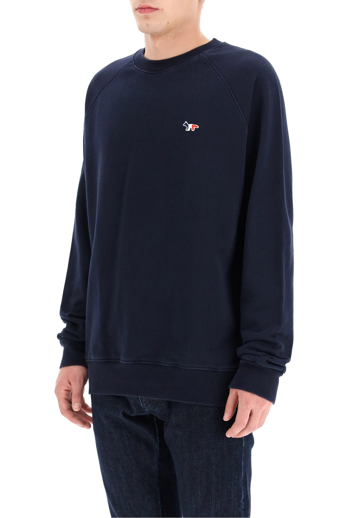 Maison kitsune tricolor fox sweatshirt – Urbanheer