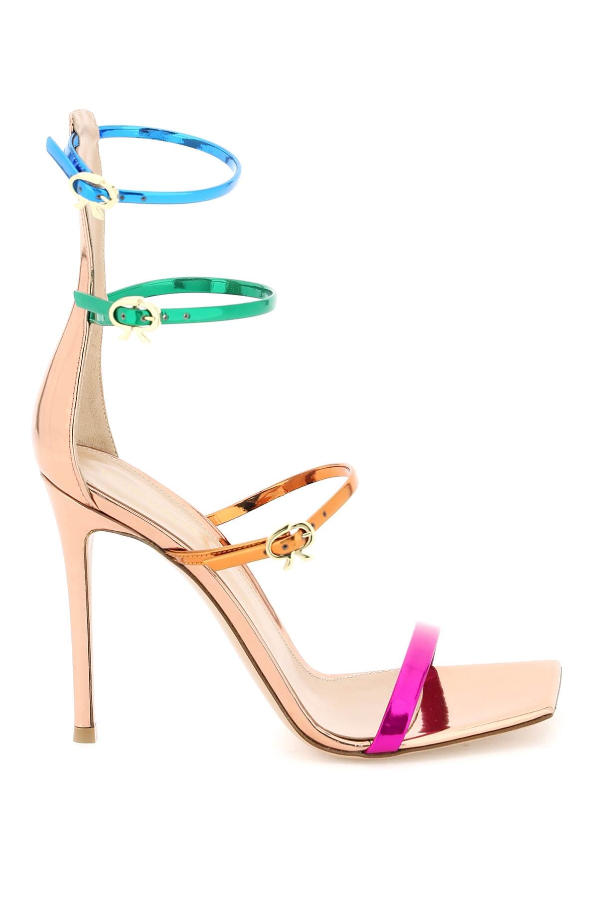 GIANVITO ROSSI Natalia picot-trimmed lace sandals | THE OUTNET