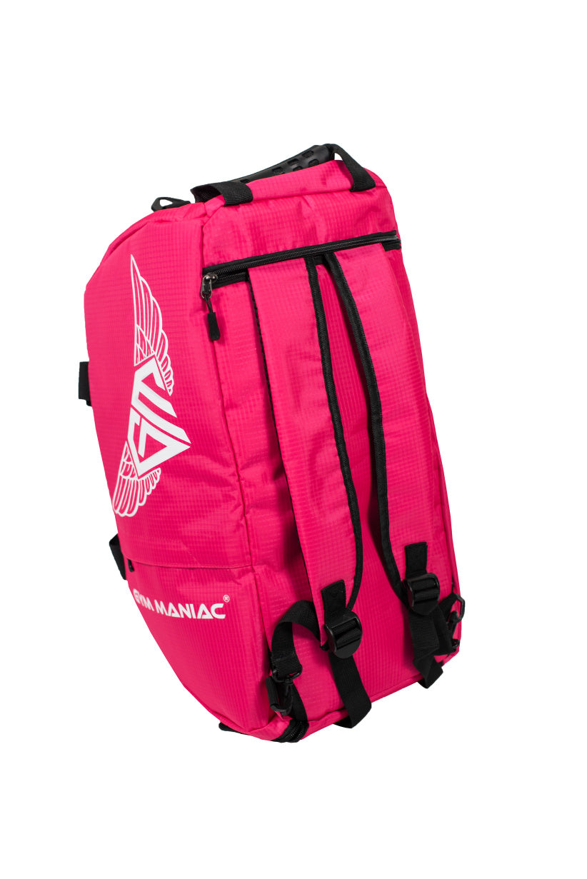 Gym Maniac Gm 3-Way Gym Bag - Pink-Gym Maniac GM s.r.o.-Urbanheer