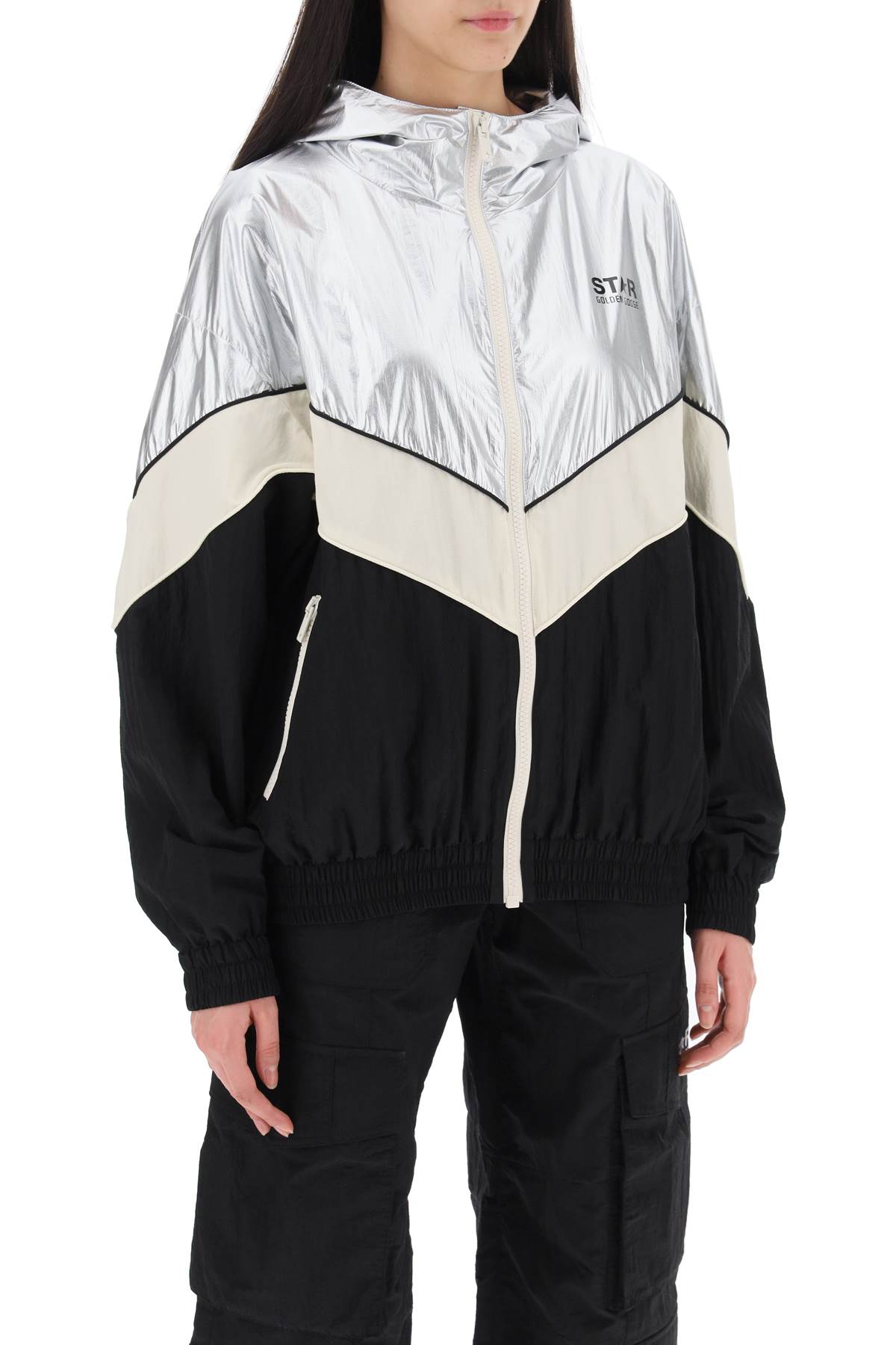 Golden goose letizia patchwork jacket-Golden Goose-Urbanheer