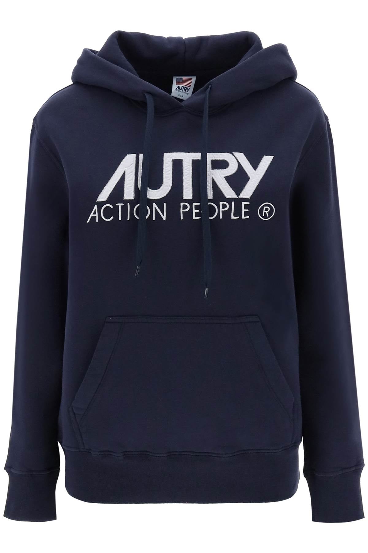 Autry 'icon' hoodie with logo embroidery-Autry-Urbanheer
