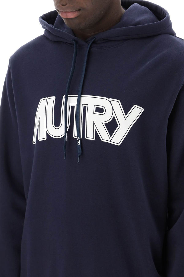Autry hoodie with maxi logo print-Autry-Urbanheer