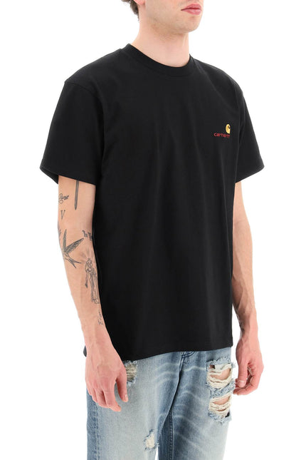 Carhartt Wip American Script T-Shirt-Carhartt Wip-Urbanheer