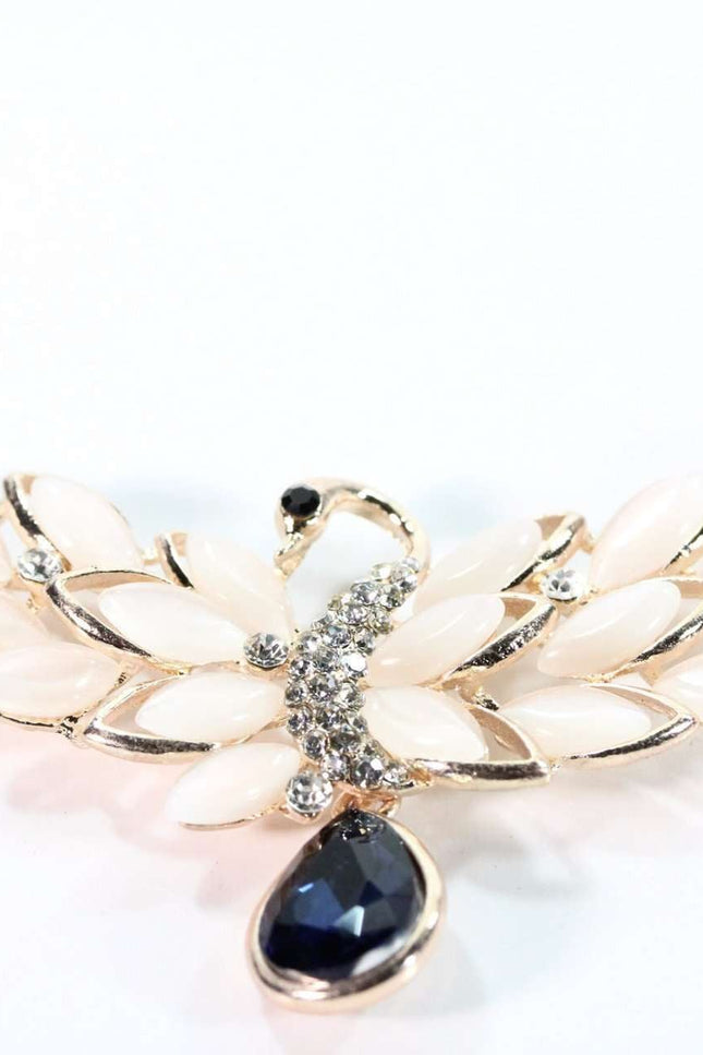 Peacock Pendant Necklace-Wild Lotus-Rose-Urbanheer