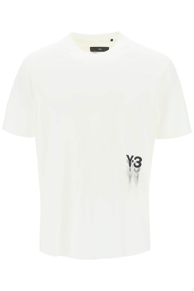 Y-3 t-shirt with gradient logo print-Y-3-Urbanheer