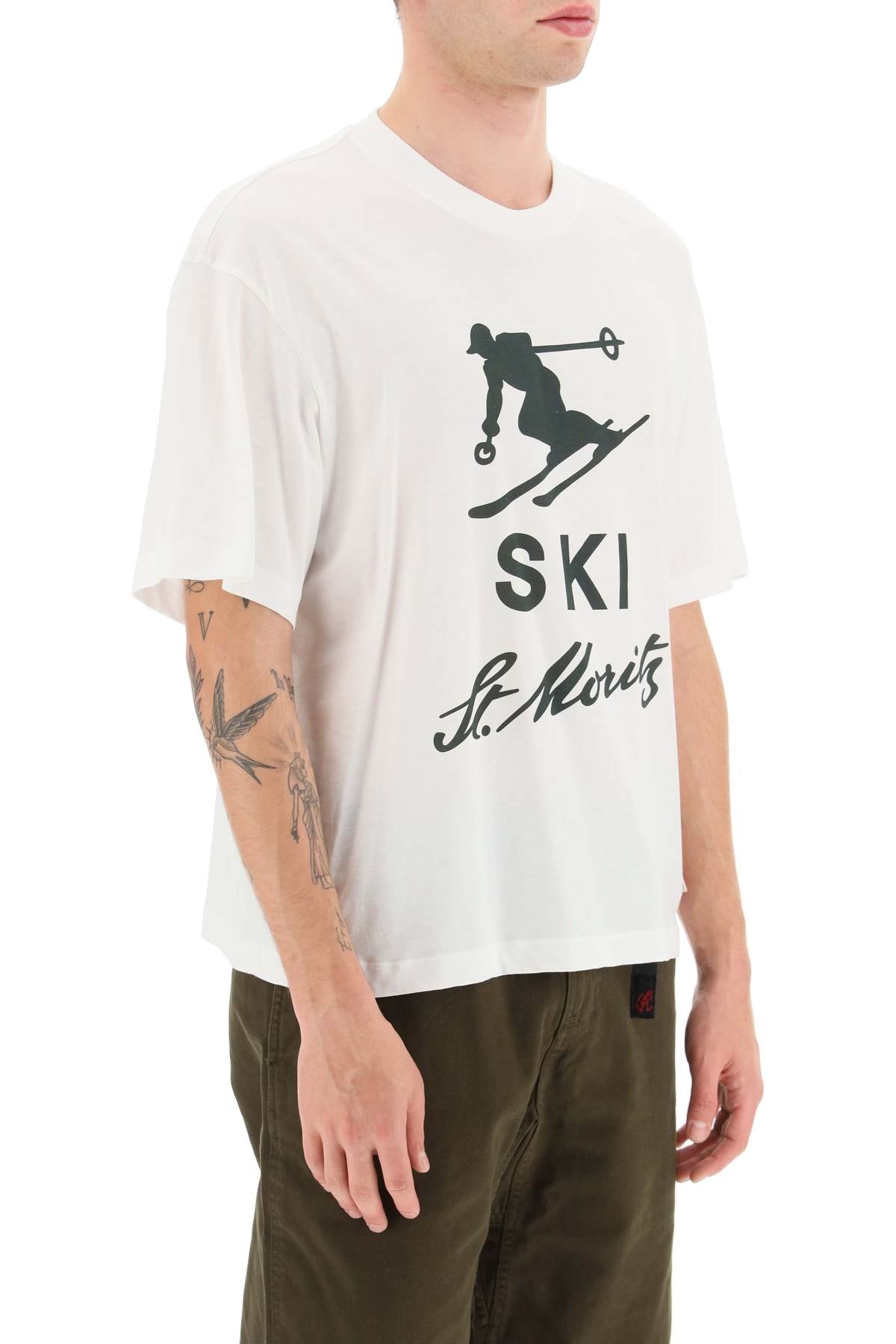 Bally 'Ski St. Moritz' Print T-Shirt-Bally-L-Urbanheer