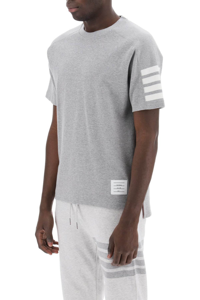 Thom browne 4-bar crew-neck t-shirt-Thom Browne-Urbanheer