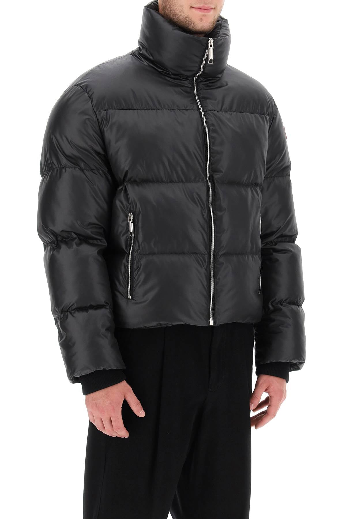 Bally cropped puffer jacket in ripstop-Bally-M-Urbanheer