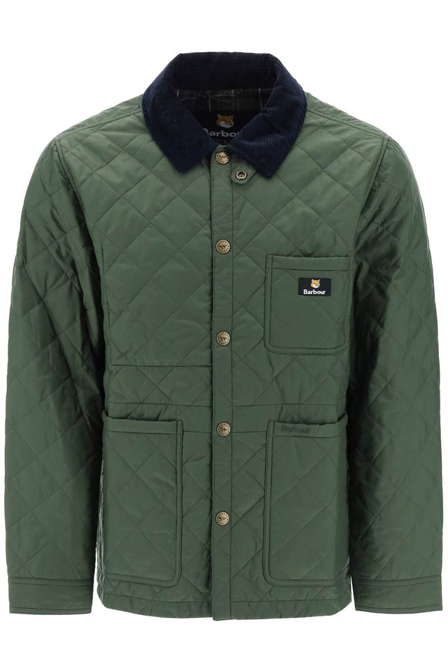 Barbour Maison Kitsuné Kenning Quilted Jacket-Barbour-L-Urbanheer