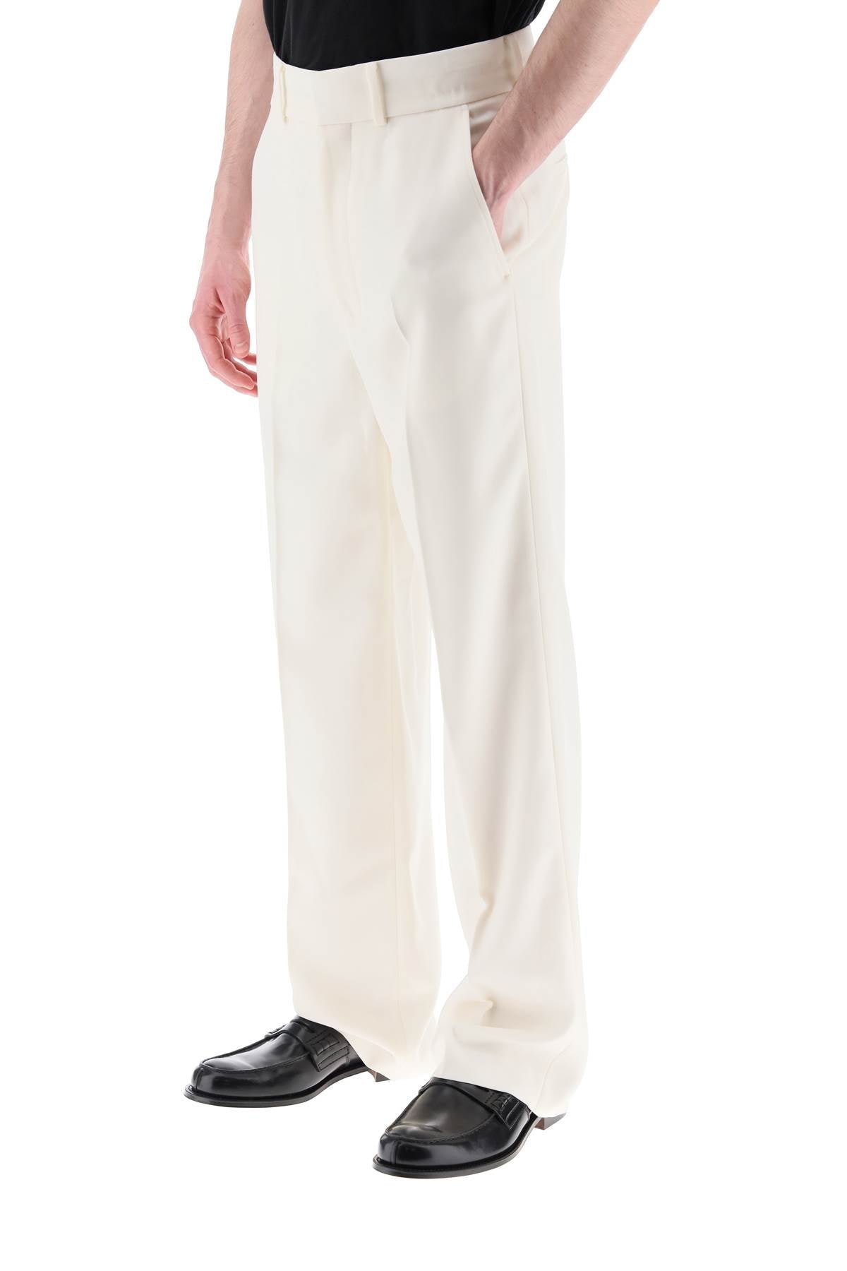 Casablanca Light Wool Trousers-Casablanca-48-Urbanheer