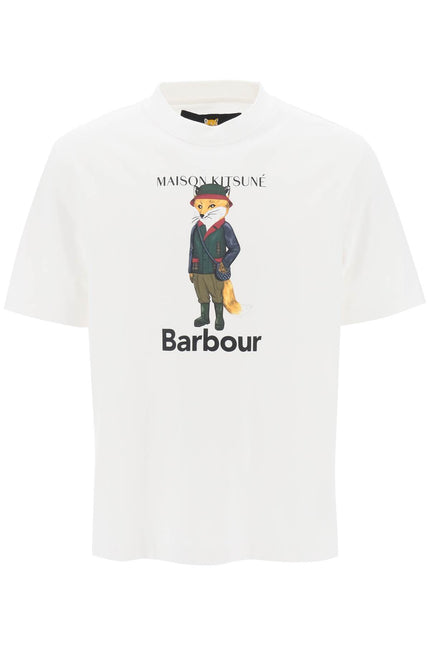 Barbour Maison Kitsuné Fox Beaufort Crew-Neck T-Shirt-Barbour-Urbanheer