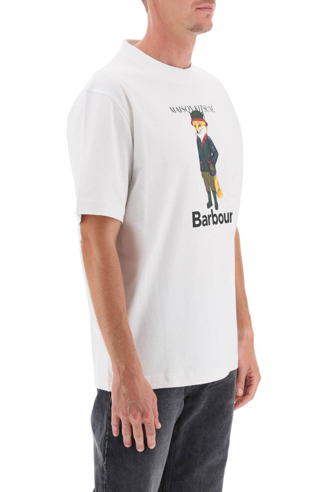 Barbour Maison Kitsuné Fox Beaufort Crew-Neck T-Shirt-Barbour-Urbanheer